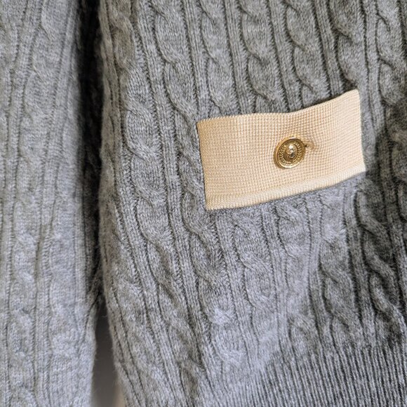 SANDRO Nea Cable Knit Sweater NWOT Size 1 US Size S - Picture 15 of 16